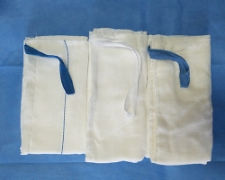 Medical absorbent gauze pad